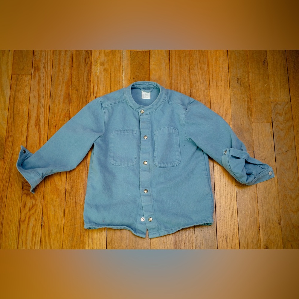 Kids COS denim over shirt 2-4yrs.
